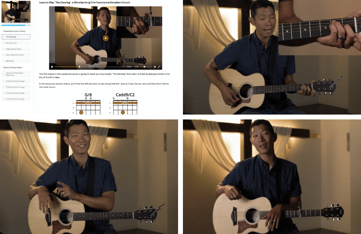 Expanded Worship Guitar Lessons Preview